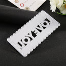 Embossing Paper Card Molds Letters Cutting Dies Basic Border Frame Template