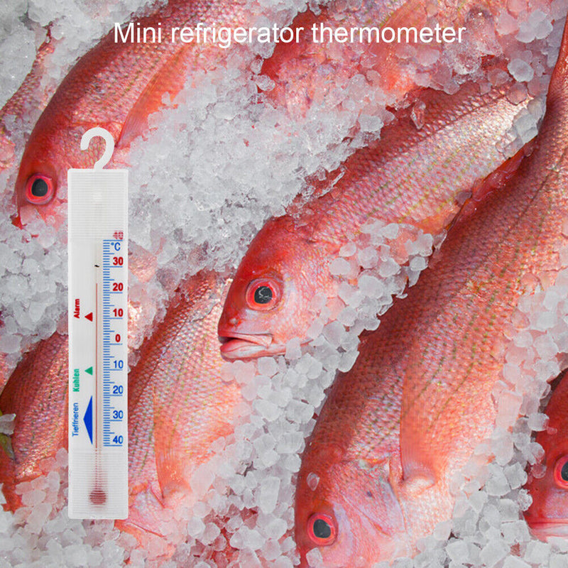Hanging Fridge Freezer Mini Thermometer Home Refrigerator Meter with Hook