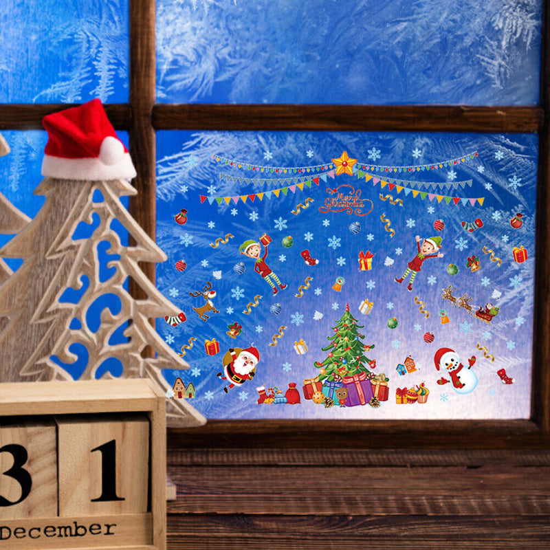 5D DIY Diamond Embroidery Christmas Rhinestone Cross Stitch Mosaic Wall Stickers