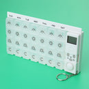 Digital 7days Pill Reminder Organizer Pill Box Case Timer White