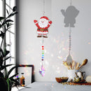 Crystal Diamond Angel Tears Catching Light Hanging Wind Chimes Decor (G)
