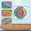 5D DIY Special Shaped Diamond Painting Mandala Cross Stitch Kits Home Wall