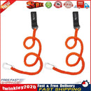 2x Kayak Paddle Leash Safety Boat Fishing Rod Pole Coiled Lanyard Tie Rope Newly