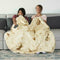 Square Tortilla Shaped Car Office Quilts Creative Cotton Sofa Bedding Blanket