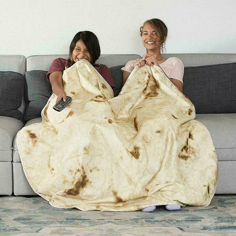 Square Tortilla Shaped Car Office Quilts Creative Cotton Sofa Bedding Blanket