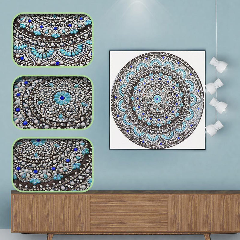 5D DIY Special Shaped Diamond Painting Mandala Cross Stitch Kits (R8362) Newly