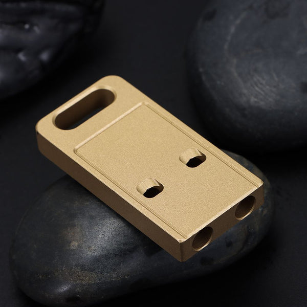 Emergency Multi Tool Double Pipe Whistle Keychain Cheerleading Survival Whistle