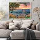 Seaside Beach Frameless DIY Oil Paint by Numbers Hand Painted Art (S430)
