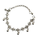 Fashion Flowers Beach Boho Anklet Bracelet Foot Jewelry Ankle Chain Bell Tassel