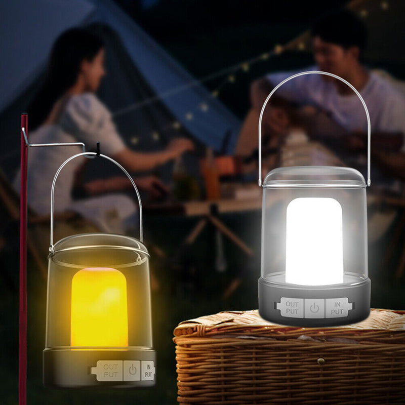 Portable Camping Lantern 3 Mode Rechargeable Tent Lighting Lantern Waterproof