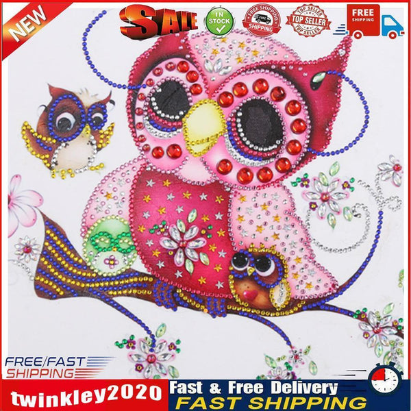 5D DIY Special-shaped Diamond Painting Cross Stitch Kit (Cute Cat-YX8070) Newly