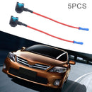 5 Pack Mini Size Car Add-a-circuit Fuse Tap Adapter with 15A Micro Fuse
