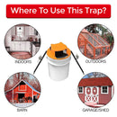 Cat Head Smart Mouse Rat Trap Flip N Slide Bucket Lid Door Mousetrap (1pc) Newly