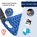 Outdoor Sleeping Pad Camping Inflatable Mattress Travel Mat Ultralight Air