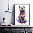 5D DIY Full Drill Diamond Painting Cat Cross Stitch Craft Kit (Color-k556)