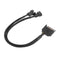 Sleeved SATA 15Pin to 2 Way 3Pin 4Pin Fan Power Adapter Extension Cable