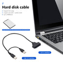 SATA to USB Cable USB 2.0 to SATA 7+15 Pin 2.5 inch HDD SSD Hard Drive Adapter