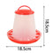 1.5L Automatic Plastic Food Drink Water Bird Quail Chicken Poultry Feeder