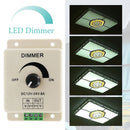 Plastic Manual Adjustable DC 12V 24V 8A Single Color Dimmer Knob Dimmer Switch