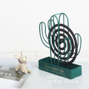 Nordic Mosquito Repellent Incense Holder Incense Rack Desk Ornament (Green)