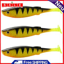 3pcs Soft Fish Bait Artificial T Tail Wobblers Minnow Fishing Lure (Style B)