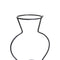 Nordic Retro Iron Line Flower Vase Metal Plant Holder Flowerpot Decor (D)