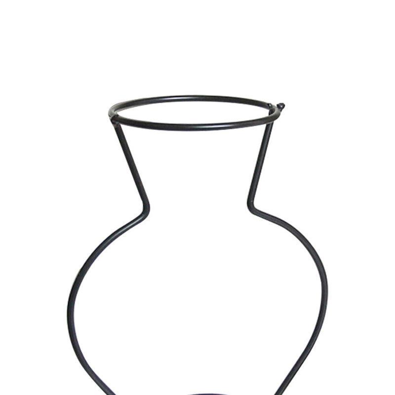 Nordic Retro Iron Line Flower Vase Metal Plant Holder Flowerpot Decor (D)