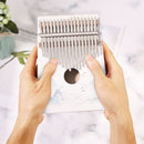 17 Keys Kalimba Wood Thumb Finger Piano Musical Instrument for Beginner (D)