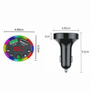 MP3 Player Dual USB Transmitter Compatible 5.0 FM Car Bluetooth Modulator