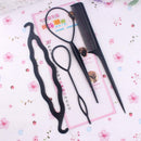 Black Women  Hair Twist Styling Tools Bun Maker Donut Stick  Braid Clip