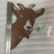 Garden Ornament Rusty Animal Scout Stakes Metal Silhouette Statue (Sheep) Newly