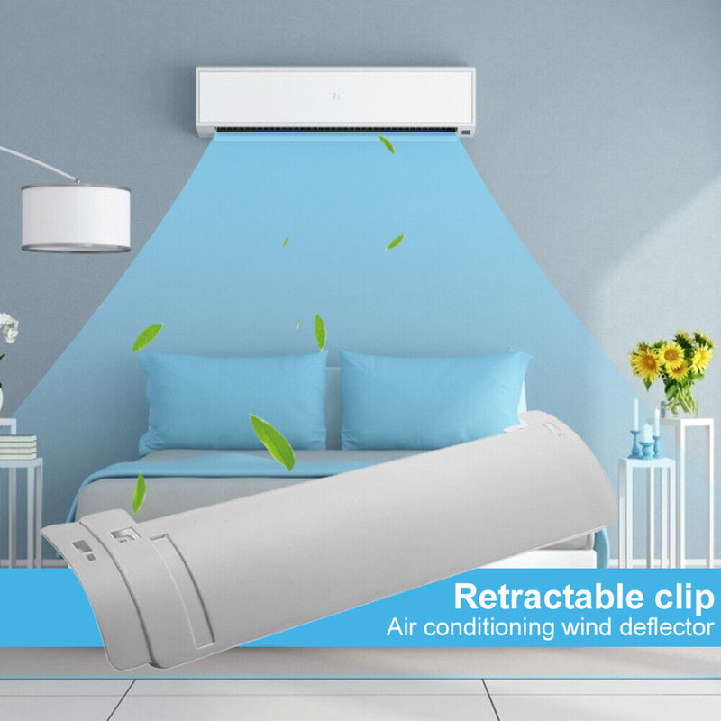 Anti Direct Blowing Retractable Air Conditioner Windshield Deflector Wind Baf