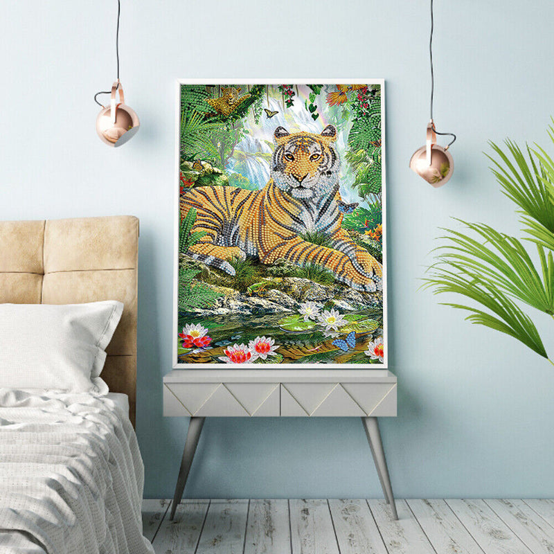 5D DIY Part Special Drill Diamond Painting Animal Flower 7 Colors (Y222)