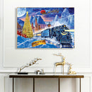 Diamond Painting 5D Full Round Drill Mosaic DIY Christmas Train Kit Wall Decor