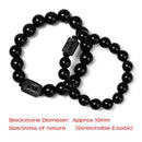 Obsidian Bracelet Dragon Phoenix Lovers Hand String Black Bead Wristbands