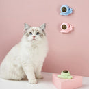 Cat Catnip Rotating Ball Cleaning Teeth Molar Interactive Pet Toys (Pink)