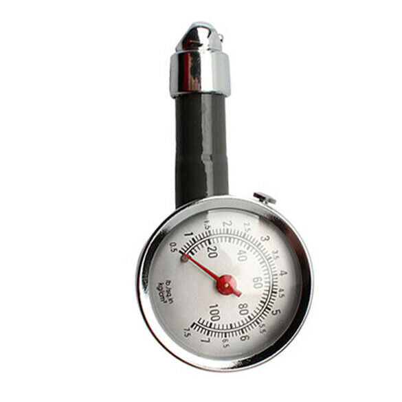 Car Metal Truck Racing Black Motorcycle Bike Car Tire Air Pressure Gauge Me