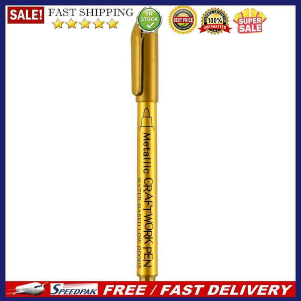 DIY Metallic Pen Set Waterproof Fadeless Kid Sketch Graffiti Stationery Suppl