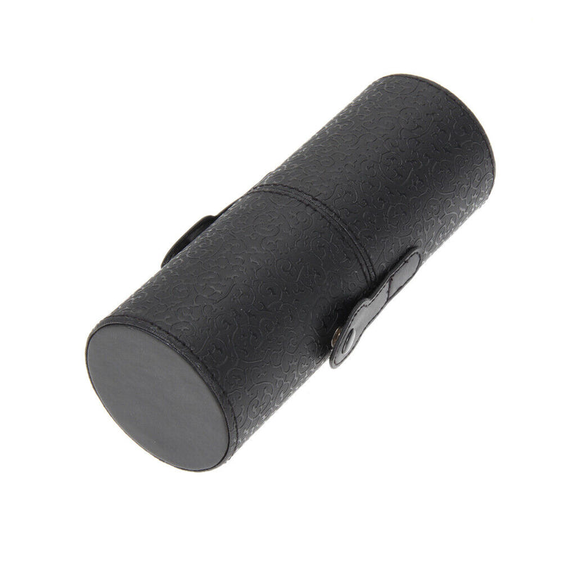 Leather Cosmetic Case Storage Makeup Bags Organizer Brush Tube Holder Cup