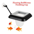 Durable Funnel Cup Fish Tank Supplies Feeding Cup Red Worm Feeder Fish Feeder