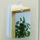 Acrylic Suspensibility Shaving Portable Anti Fog Looking Glass Mirror Fogless