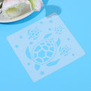 Paint DIY Ocean Creatures Stencil Sea Animal Painting Hollow Template 6x6Inch