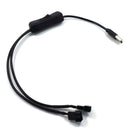 5V 4 Pin to 2 Way USB Adapter Converters Cables PC Fan Computer Cables H9V5