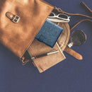 A6 Budget Binder Kit 6-Ring / PU Leather Money Organizer for Cash (Blue) Newly