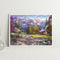 Forest Cabin Frameless DIY Oil Paint by Numbers Kit Picture Wall Artwork