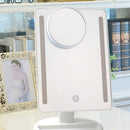 5X Magnification Sucker Makeup Mirror Table Desktop Vanity Magnifying Mirrors