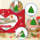 24Pcs Brooch Christmas Button Pin Christmas Advent Calendar Party Favors