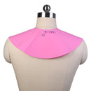 Haircut Shawl Neck Cape Silicone Neck Shield for Hair Coloring (Pink) Newly