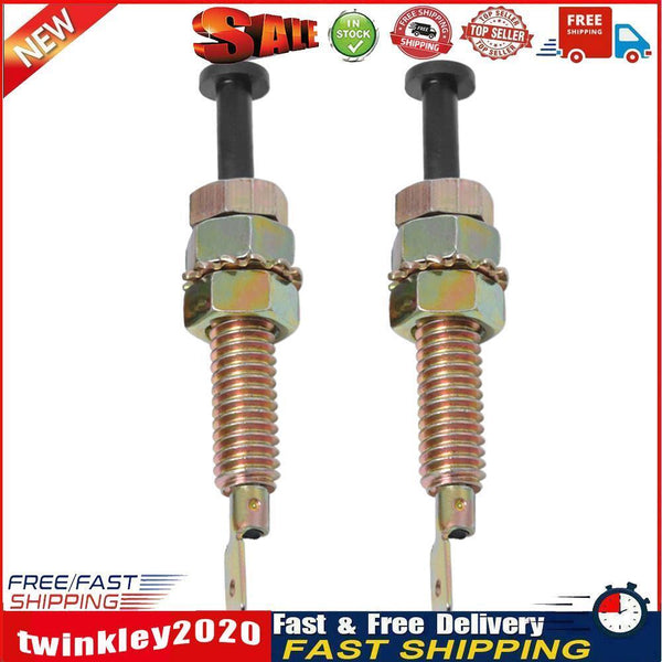 Universal Car Door Jamb Trunk Hood Pin Switch Adjustable Length (2pcs) Newly