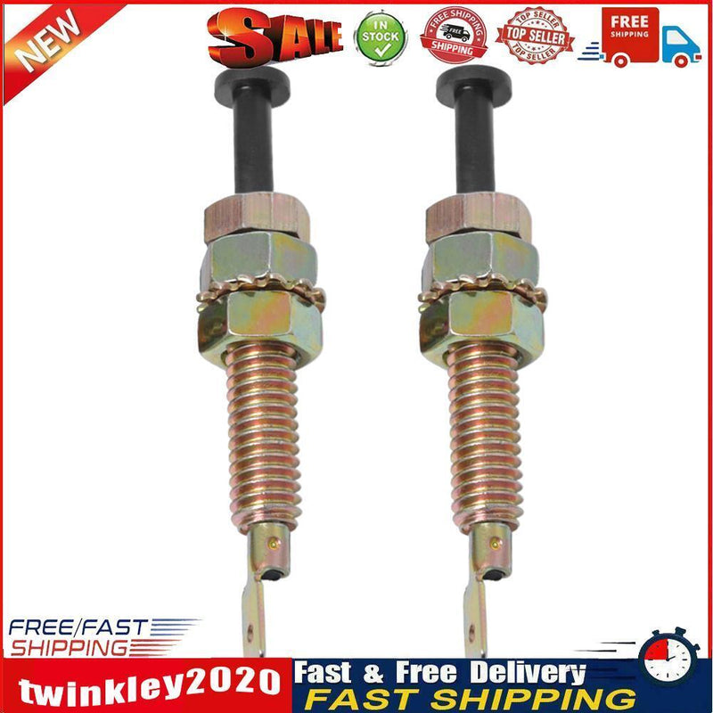 Universal Car Door Jamb Trunk Hood Pin Switch Adjustable Length (2pcs) Newly